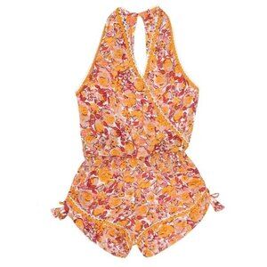 Poupette St. Barth Kids Jenna Floral Jumpsuit, size M 7-8 years new no tag